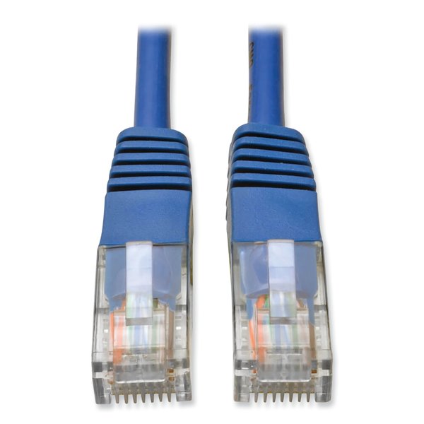 Tripp Lite Molded Patch Cable, Cat5E, 14 ft., Blue N002-014-BL